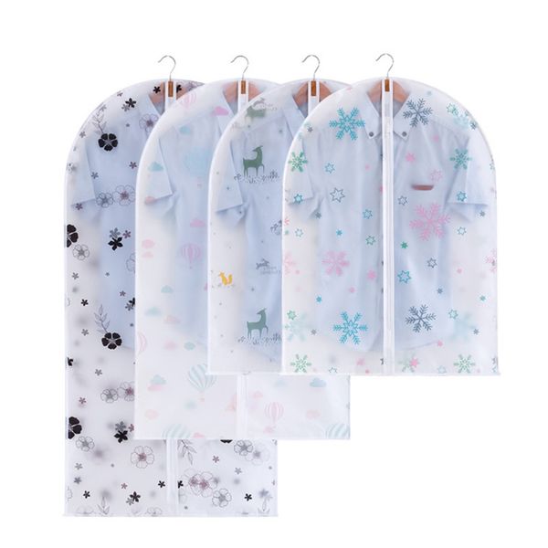 

clothing dust cover household translucent waterproof storage hanging clothes bag anti-dust dustproof
