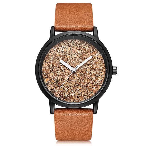 

geekthink original watch men men watch leather clock watches relogio masculino horloges mannen erkek saat, Slivery;brown