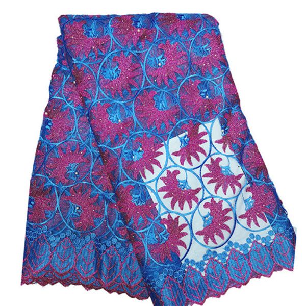 Цветочные кружева африканская ткань с бисером арабской нигерийской кружевной ткани для свадебной французской вышивки тюль из воаль кружевной материал BF0031