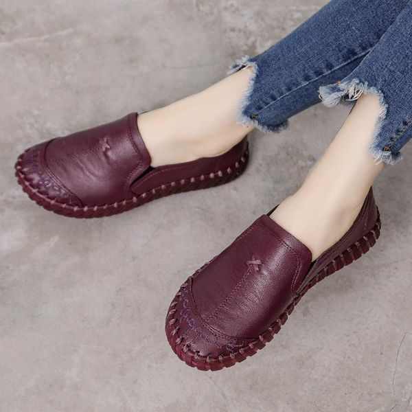 

gktinoo 2019 fashion women shoes genuine leather loafers women casual shoes soft comfortable shoes women, Black
