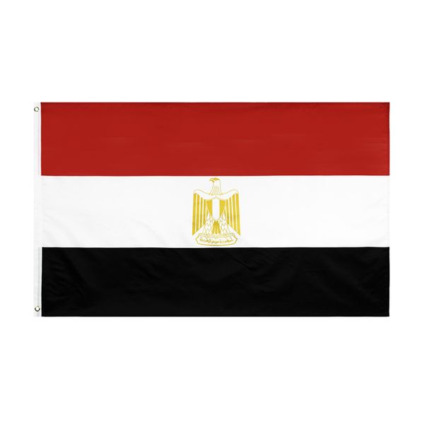 

egypt banner 3ft x 5ft hanging flag polyester egypt national flag banner outdoor indoor 150x90cm for celebration