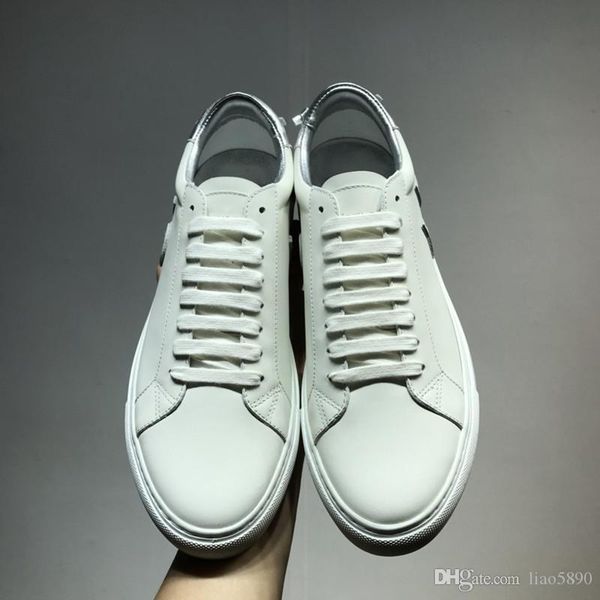 

2020 luxury designer men women casual sneakers italian fabric embellishments fashion leather shoes gbrand size36-45, Black