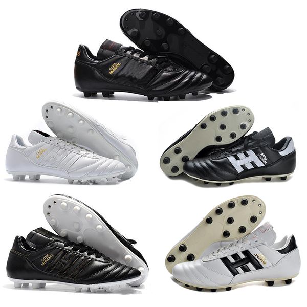 

mens copa mundial black white cleats fg soccer shoes for classics made in germany leather 2019 world cup football boots