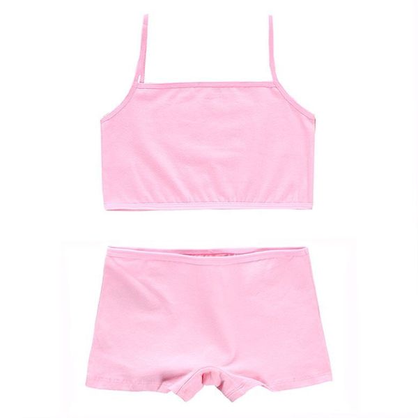 

2sets/lot training bras set for girls teenage underwear set cotton underwears for girls bra for8-14years, Camo