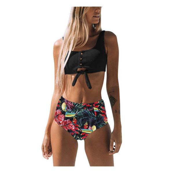 

maternity swimwears women swimwear bikini patchwork push-up pad swimsuit beachwear set beach bathing #5.14, White