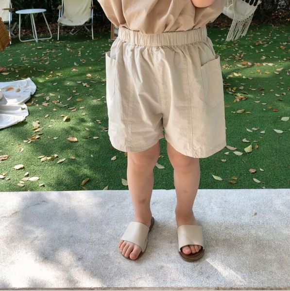 

2020 new arrival baby girls boys shorts summer kids girls shorts 1-7 years, Black