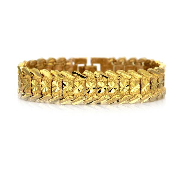 

male hiphop hip-hop golden bracelet 2019 new classic aurora genuine party birthday present cuban chain men luxury bracelets jewelry, Black