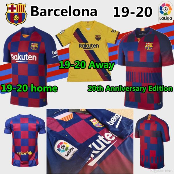 

2019 20 me i la liga occer jer ey men 9 uarez 7 coutinho 11 dembele 4 rakitic football hirt home away third track uit 20 anniver ary