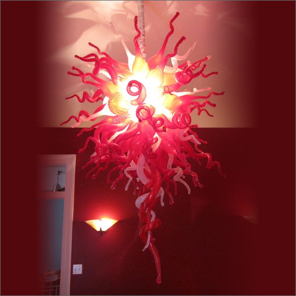 

new arrival valentines mini size art glass chandelier lighting art energy saving light mouth blown borosilicate pendant lamps