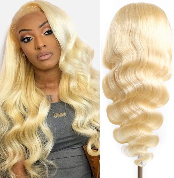 Honey Blonde Lace Wigs For Women Fashion Ombre Blonde Wigs For