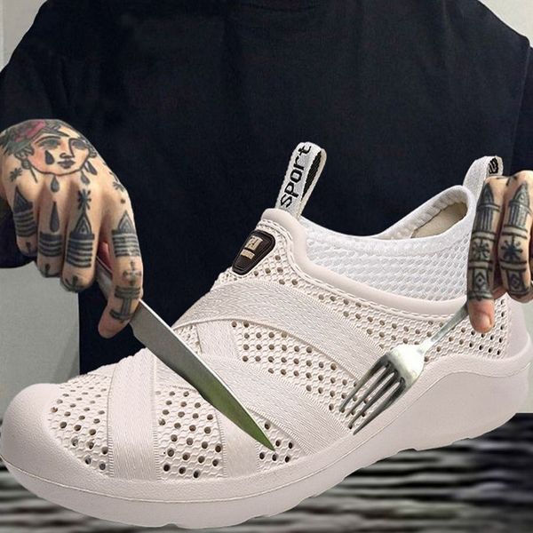 

summer men aqua shoes outdoor lightweight beach shoes upstream non-slip breathable sandals sport water quickly dry sneaker