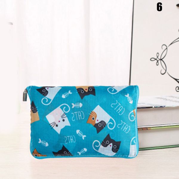 

women flower foldable shopping bag reusable nylon eco tote grocery bag h66