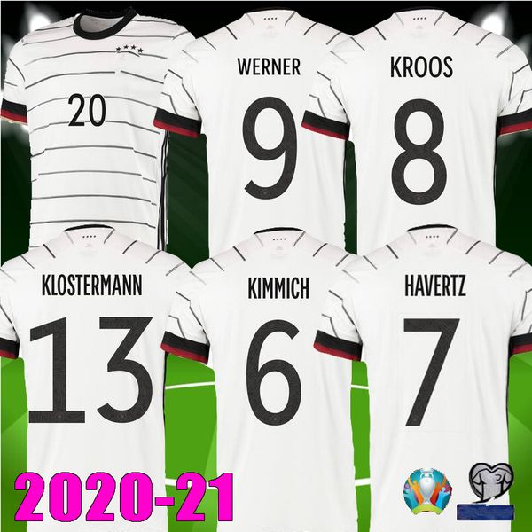 

european cup 2020 new germany soccer jerseys 20 21 home hummels kroos draxler reus muller gotze soccer uniforms football shirt, Black;yellow