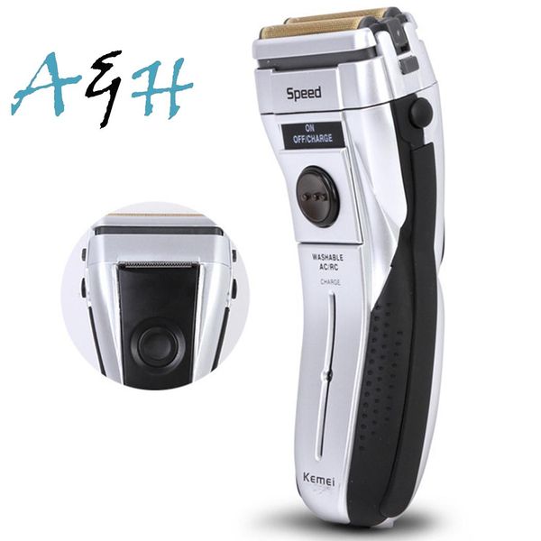 

rechargeable electric shaver 3d floating beard 230v shaving machine 2w silver trimmer 8 hours 50hz appliances