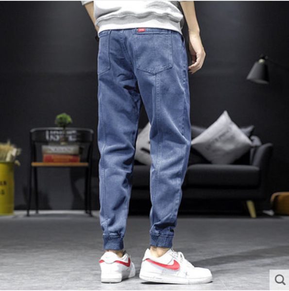 

the blue harlan cowboy pants male han edition tide tide of pai gow beam foot loose joker