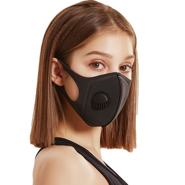 

2020 одноразовая маска для лица дыхательный клапан губка маски ушная петля моющиеся многоразовые пылевые маски для рта ежедневные защитные в наличии HHA1240