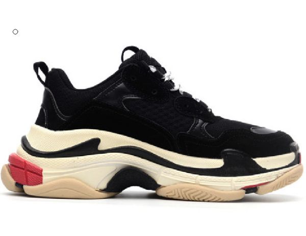 

fashion triple s dad casual shoes breathable increasing sneakers men women black white red grey beige green yellow mens ourdoor sport shoes