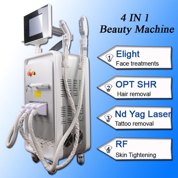 

ipl e light hair removal rf yag laser hair tattoo removal multi function beauty machine for multi treatments, Black