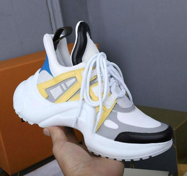 

archlight sneaker роскошный дизайнер archlight мужская повседневная обувь женские кроссовки новые легкие смешанные цвета дизайнерские кроссо, Black
