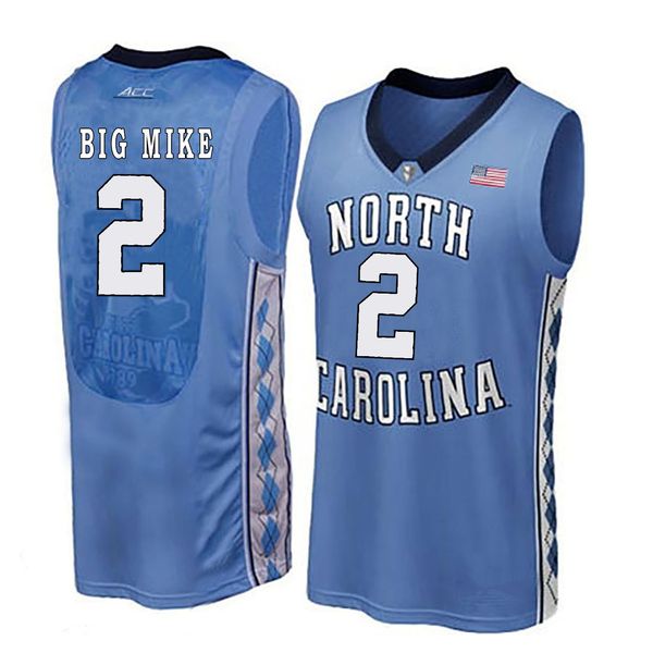 

aaron rohlman stitched north carolina tar heels brice johnson big mike barton men's white college jersey, Black