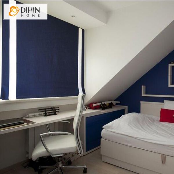 2019 Modern Custom Roman Shades With Strips Light Filter Full Blackout Roman Shade Easy Install Window Curtains With Spare Parts From Herbertw