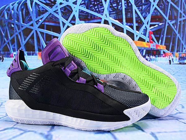 High Quality New Damian Lillard VI Dame 6 Sports Basketball Shoes Kids Mens Shoes Ruthless 