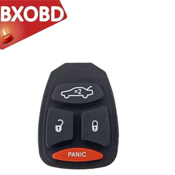 

panic buttons big rubber button pad for 4b key pad for dodge car remote key cases covers
