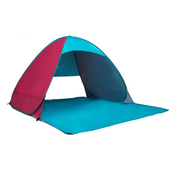 

beach tent ultralight folding up automatic open tent family tourist camping anti-uv fully sun shade tents outdoor camping