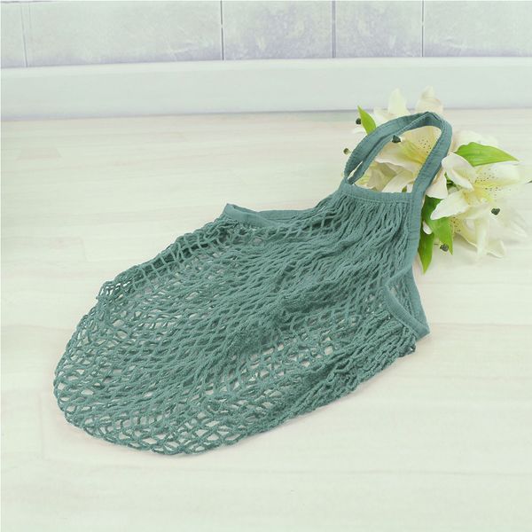

durable large mesh net turtle string shopping bag fruit storage handbag tote