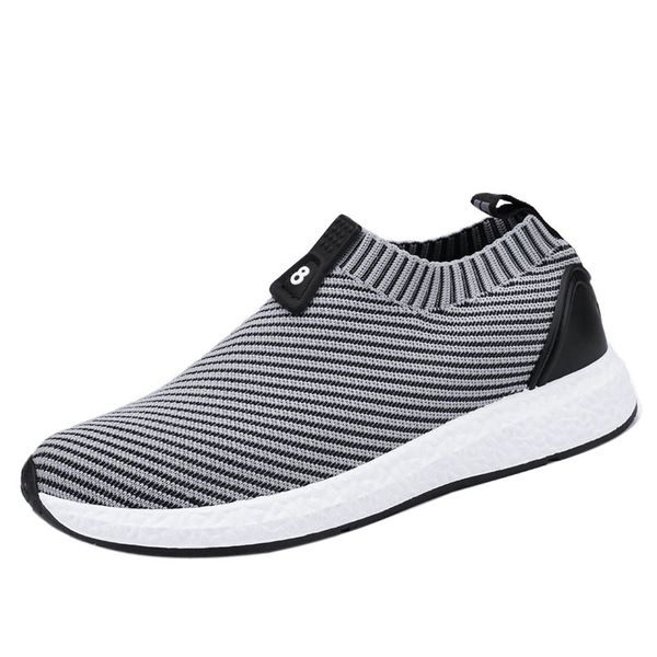 

sagace 2020 casual shoes men flat sneakers breathable fashion mesh mens trainers shoes summer sneakers men shoes big size, Black