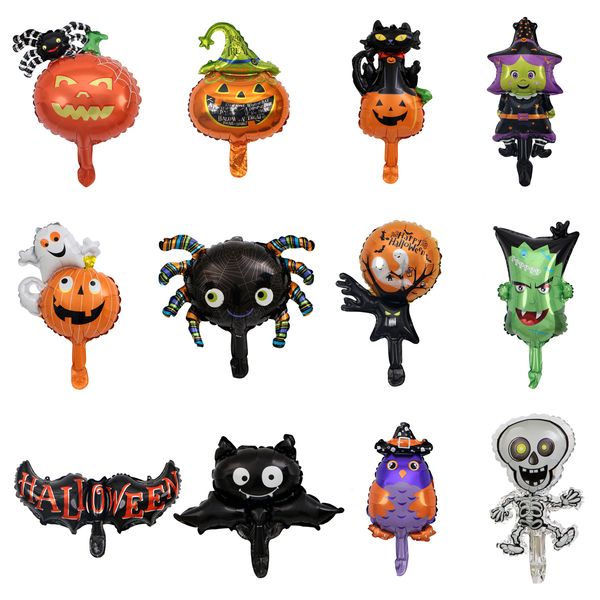 

halloween pumpkin ghost balloons halloween decorations spider foil balloons inflatable toys bat globos halloween party supplies