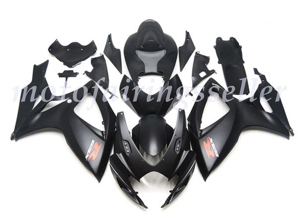 

new abs plastic fairings kit fit for suzuki gsxr600 gsxr750 gsx-r600 r750 k6 2006 2007 injection mold matte black custom style
