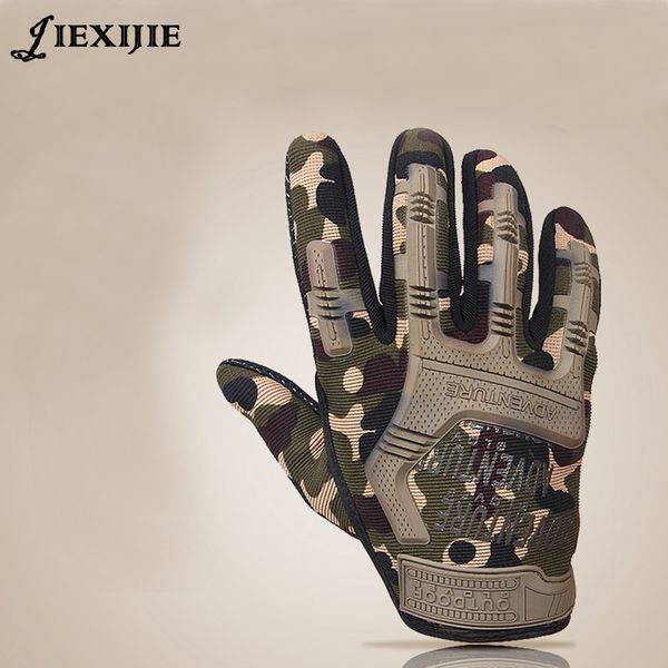 

tactical gloves full finger army gloves antiskid microfiber mens prevent slippery wear-resisting jxj-145, Blue;gray