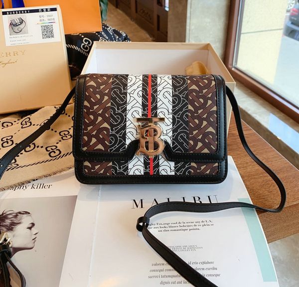 

luxury designer¬Burberry¬handbag women shoulder bag metal chain elegant crossbody small messenger bag tote handbags