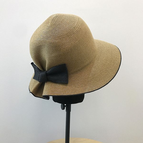 

японская трава универсальный бант складной зонт пляжный рыбак соломенная соломенная шляпа женская летняя рыбацкая шляпа, Blue;gray