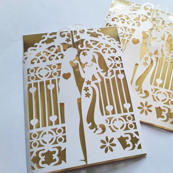 Grand Wedding Invitation Card Bride And Groom Marriage Engagements