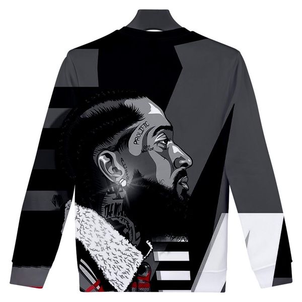 

men nipsey hussle hoodies spring summer o-neck 19ss clothing casual harajuku rap lil peep pullovers, Black