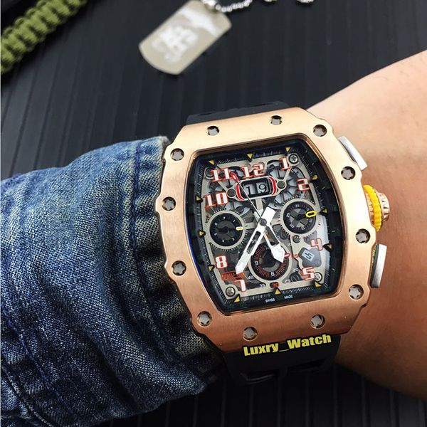 

вокое каево rm11-03 big date flyback chrono келе иеѬбла пони miyota авомаиекие мђ, Slivery;brown