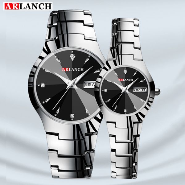 

couple watch 2019 mens watches quartz watch women clock ladies dress wristwatch fashion casual lovers, Slivery;brown