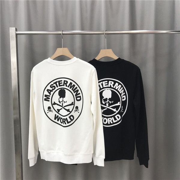 

19aw new luxurious brand design mmj hoodie long sleeve crewneck sweater sweatshirt fashion behind print pullover hoodie outdoor sweatshirt, Gray;blue