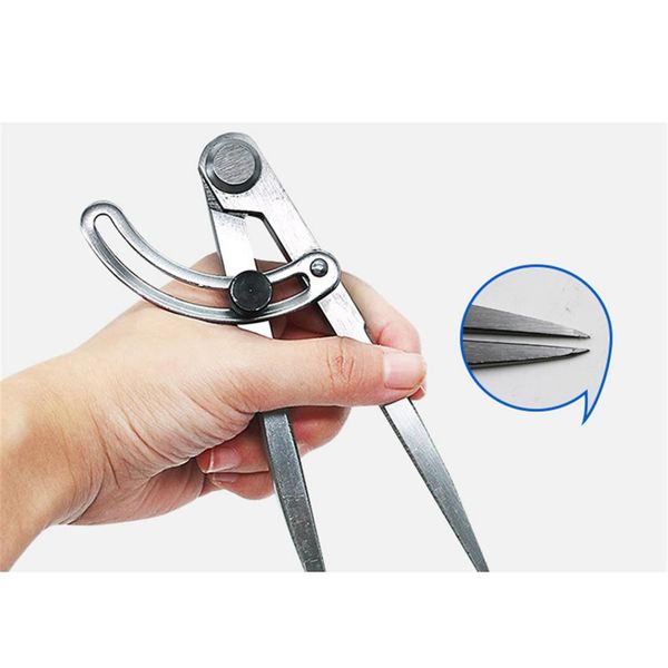 

1 piece stainless steel compass math geometry drawing circles tools big size
