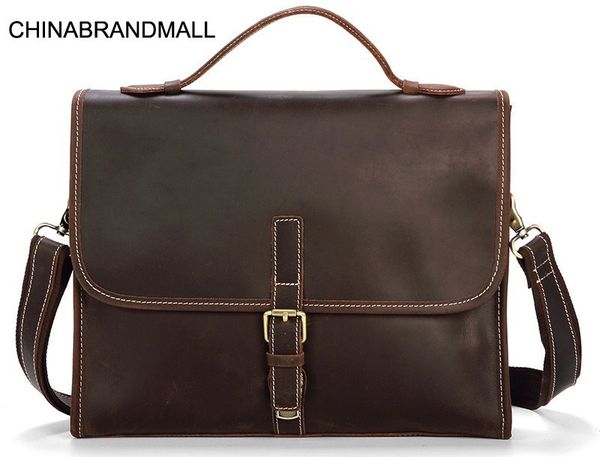 

натуральная кожа коровья кожа повседневная бизнес messanger сумка сумка