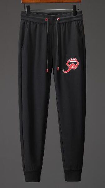 

dsenqi cotton men's joggers pants ver casual pants men sweatpants 19512, Black