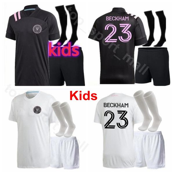 

youth inter miami cf jersey socks набор 2020 2021 детский футбол pizarro pellegrini morgan robinson пот фигурное trapp agudelo футбольные на, Black