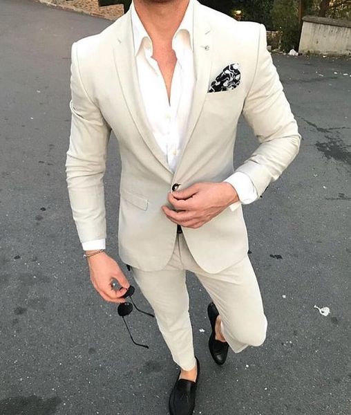

two piece wedding groom tuxedo casual style slim fit jacket pants latest style male clothing 2019, Black;gray