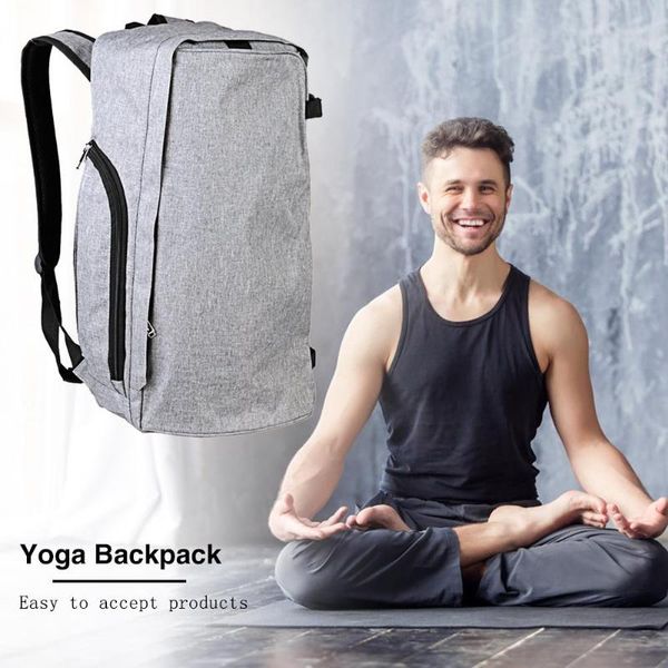 

yoga backpack not easy to damage portable outdoor gym sports fitness yoga mats backpack women men travel bags