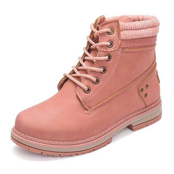 

fashion platform basic boots casual slip on rubber women ankle boots flats shoes woman 3 colors size 36-41, Black