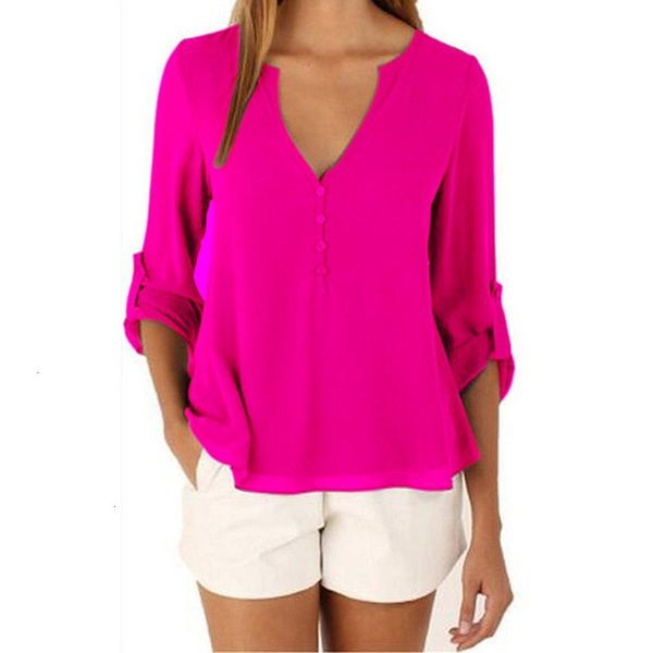 

blouse woman designer brand fashion blouse shirt v neck plus size clothes china blusas clothing summer pullover blouses, White