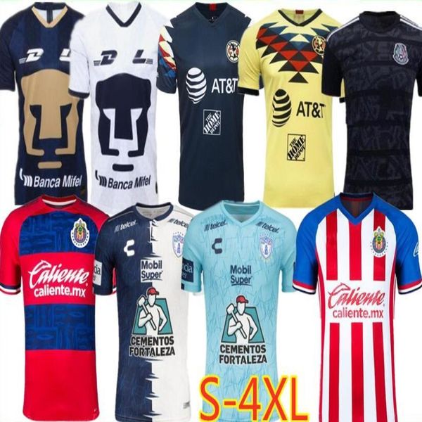 

new 19 20 Mexico League Club America Tijuana Chivas Necaxa Pachuca Monterrey Santos Laguna Tigres UANL Home Away 2019 2020 soccer jerseys