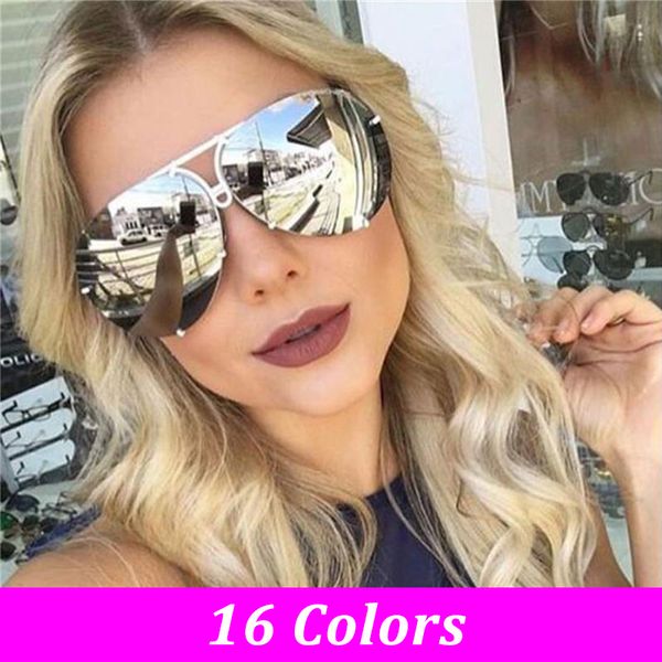 Celebrity Mirror Sunglasses Design Brand Sun Glasses For Women Men